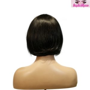 center wig machine made black wig remy hair tc027