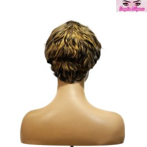 center wig machine made wig remy hair h030