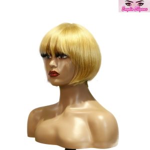 center wig machine made #27 wig remy hair h009