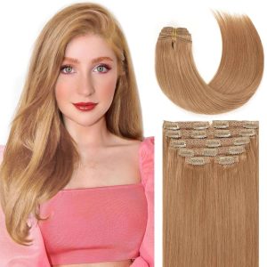 center wig asian raw hair straight clip in hair extensions