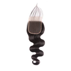 center wig remy hair 4x4 body wave closure