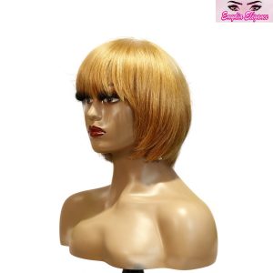 center wig machine made #30 wig remy hair h009