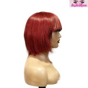 center wig machine made 99j wig remy hair h009