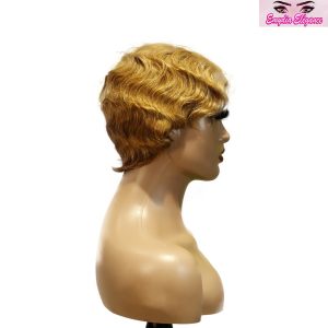 center wig machine made #27 wig remy hair h001
