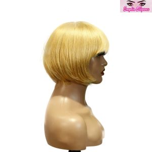 center wig machine made #27 wig remy hair h009