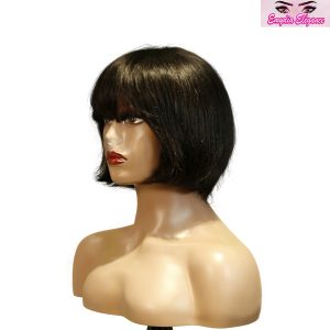 center wig machine made color wig remy hair