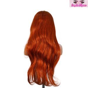 center wig 13x4 straight lace front wig 350 orange 26 inch remy hair