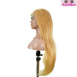 center wig 13x4 straight lace front wig 27 honey blonde remy hair