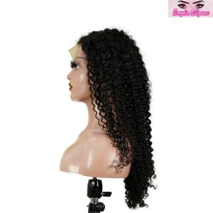 center wig 13x4 jerry curly lace front wig natural black remy hair